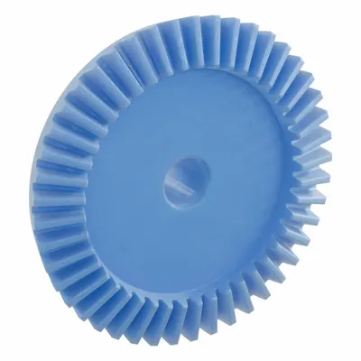 KHK GEARS Bevel Gear: Straight, Gear Ratio 3, Module m 1.5, 45 Teeth, Nylon - Straight Teeth Metric Bevel Gears & Pinions