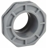 HAYWARD Bulkhead Tank Fitting: CPVC Body, 3 in Female Socket Inside, EPDM Gasket, 3 in Flange Dia (MPN BFAS2030CES)