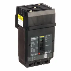 Molded Case Circuit Breaker: 100 A Amps, 65kA at 240V AC, Fixed, Lug, ABC, 3 Poles, 600V AC, HG (MPN HGA36100). Key specifications — Terminal Connection: Lug; Phase Connection: ABC; Max. AIR Rating: 65kA at 240V AC; Instantaneous Trip: Fixed; Series: HG.