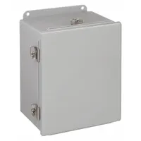 HOFFMAN Enclosure: Steel, 16 in x 14 in x 6 in, NEMA 12/13/4, Solid Cover, Hinged (MPN A1614CHNF)