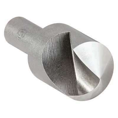 KEO Countersink: 100°, 1 Flute, 1 1/2 in Body Dia, 3/4 in Shank - Fast-Cutting Single-Flute Countersinks