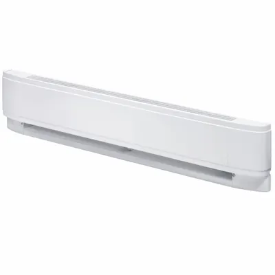 DIMPLEX Baseboard Heater: Commercial Grade, 2500/1875 W, Thermostat Included, White - Standard Electric Baseboard Heaters