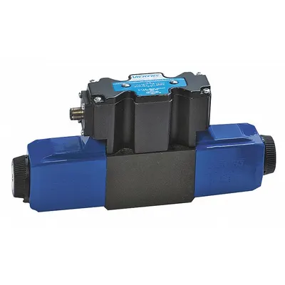VICKERS Hydraulic Directional Valve: 12 gpm Max Flow Rate, D03 NFPA Size, Three Positions - High-Pressure Solenoid-Operated Directional Control Valves