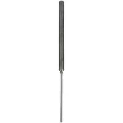 MAYHEW Pin Punch: 1/4 in Tip Dia, 3/8 in Shank Wd, 3 1/2 in Taper Lg, 8 in Overall Lg - Flat-Tip Pin Removing Punches