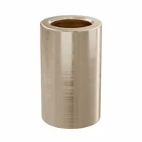 Sleeve Bearing: Bronze, SAE 841, 8 mm Bore, 12 mm OD, 20 mm Lg, 49,938 lb/sq in-fpm Max PV, 10 PK (MPN AAM0812-20B)