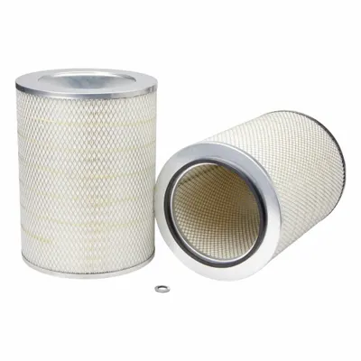 FLEETGUARD Air Filter: Round-Oval, Round, Axial Seal, 13 27/32 in Outside Dia - Round/Oval Engine Air Filters