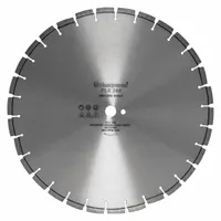 HUSQVARNA Diamond Saw Blade: Asphalt, 18 in Blade Dia., 1 in Arbor Size, Wet, Good, Segmented (MPN FLX 280 18)