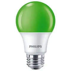This LED lamp features an A19 classic shape with a frosted finish and a medium screw (E26) base. It operates at 120V, consumes 8W, and provides 3000K warm white light. Suitable for general illumination in residential and commercial fixtures, including living areas, hospitality, and retail spaces.