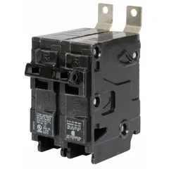 Bolt-on miniature circuit breaker rated 110 A at 120/240V AC, single-phase, 2-pole, with a maximum interrupting rating of 22 kA at 120/240V AC. Part of the BL series, Std type, designed for use with Siemens P1 panelboards. Provides overcurrent protection in commercial and industrial power distribution systems.