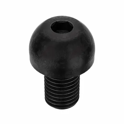 KERR LAKESIDE Socket Head Cap Screw: 5/16"-24 Thread Size, 1/2 in Lg, Button, Black Oxide - Button Head Socket Cap Screws