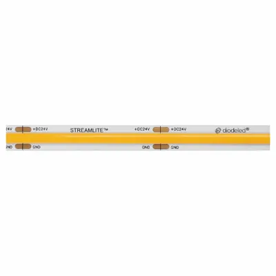 LED Tape Light Kits: Warm White, Top Bend, 300 lm, 2700K, 16 3/8 ft Lg, 60 W Watt