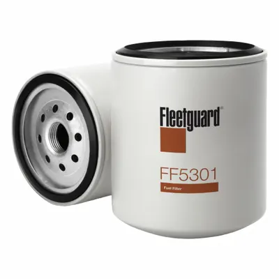 FLEETGUARD Spin-On Fuel Filter, 1"-14 UN 2B Thread, 4 5/16 in OD, FF5301 - Spin-On Fuel Filters