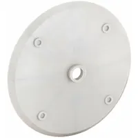 DAYTON Motor Rain Shield: 6 3/4 in Overall Dia, 5/8 in Bore Dia