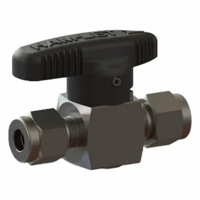 HAM-LET Plug Valve: For Chemicals/Gas/Water Media, 2-Way, 1/2 in Pipe Size, Let-Lok x Let-Lok - 316 Stainless Steel Instrumentation Plug Valves