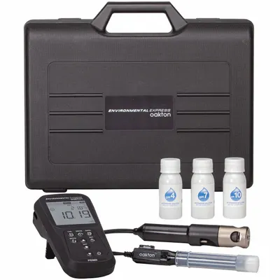 OAKTON Handheld Multiparameter Meter Kit: Dissolved Oxygen/ORP/pH, Electrode - Handheld Multiparameter Meters