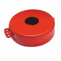 ZING Gate Valve Lockout, Steel: Hinged, For 2 1/2 in Max Hand Wheel Dia, For 1 in Min Hand Wheel Dia (MPN 7808)