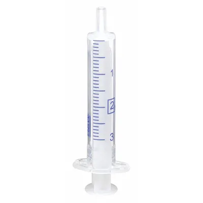 NORM-JECT All-Plastic Syringe: 2 mL Capacity - mL, Luer Slip, Polypropylene, Polypropylene - Luer Slip Syringes