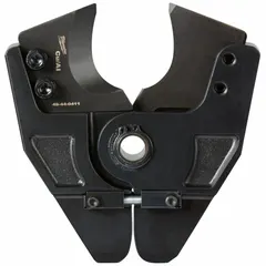 This replacement cutting jaw is designed for cutting 1000 MCM aluminum and 750 MCM copper conductors. It is a direct replacement component for compatible MILWAUKEE tools, used in heavy-duty electrical work.