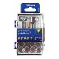 DREMEL Rotary Tool Accessory Kit: Rotary Accessory Kit, 31 Pieces, Case Included, 1/8 in Shank Dia (MPN 727-01)