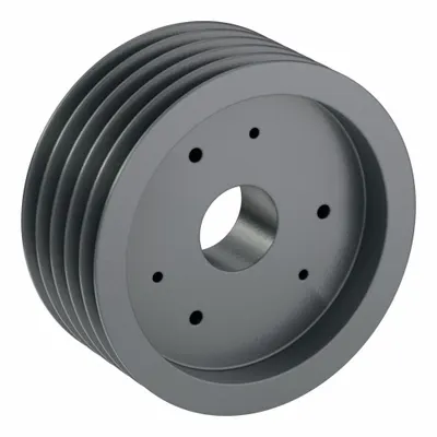 OEM V-Belt Pulley: C120 - Bushed-Bore Cast-Iron V-Belt Pulleys