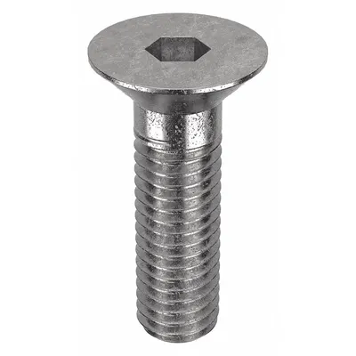 FOREVERBOLT Socket Flat Head Screw: M8x1.25 Thread Size, 25 mm Lg, Flat, NL-19, Stainless Steel - Flat Head Socket Cap Screws