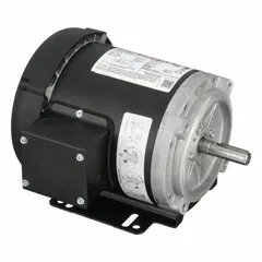 Totally enclosed fan-cooled (TEFC) AC motor rated 1/3 hp, 575V AC, 3450 RPM at 60 Hz, with full load current 1.1 A. Suitable for general purpose industrial applications such as pumps, fans, conveyors, and compressors.