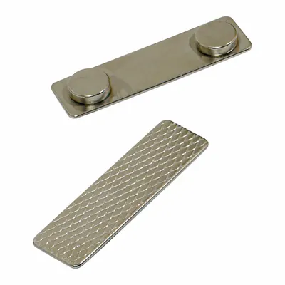 SICURIX Badge Holder: Magnet, Horizontal/Vertical, 2 3/4 in Badge Pouch Wd - Sleeves & Holders for Badges