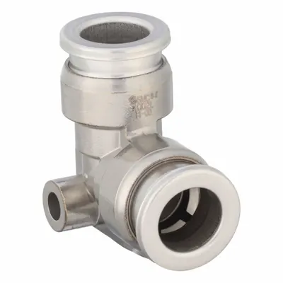 SMC KQG2L11-00 Stainless Steel Push-to-Connect Elbow Fitting - Stainless Steel Tube Fittings