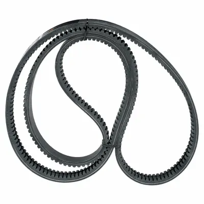 Dayton Banded Cogged V-Belt: 2/BX108, 2 Ribs, 111 in Outside Lg, 15/16 in Top Wd - BX Section Banded V-Belts