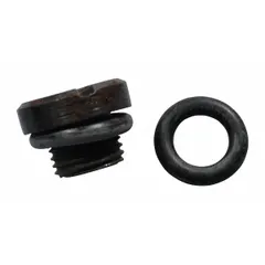 This plug kit is a replacement service component for pallet jacks. It is used to repair or maintain the plug assembly in material handling equipment. Compatible with specific pallet jack models for reliable operation.