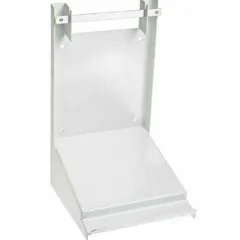 Wall mounting kit for water purification systems. Compatible with ELGA model LA613. Provides hardware for secure wall installation to conserve floor space.
