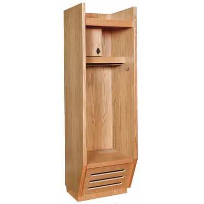 HALLOWELL Open-Front Solid Wood Gear Locker RL302484-1SB - Open-Front Solid Wood Gear Lockers