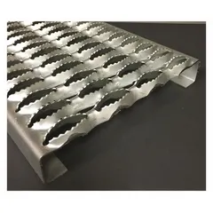 APPROVED VENDOR Ladder Tread Channel, Serrated, Steel, MPN 3242014-10