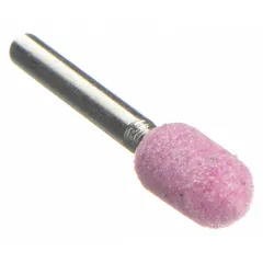 Aluminum Oxide Abrasive Point, Cylinder, 3/16 in Head Width, 1/2 in Head Length, Single Piece