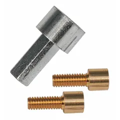This extension kit is designed for built-in locker locks, providing dual-access functionality with keyed and combination options. Constructed from steel and brass with a silver finish, it is suitable for standard lockers in schools, gyms, and industrial facilities.