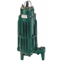 ZOELLER Grinder Pump: Vertical, Three Phase, 2 hp, 208V AC, 45 gpm @ 10' of Head, 1 1/4 in FNPT, NPT (MPN 840-0007)