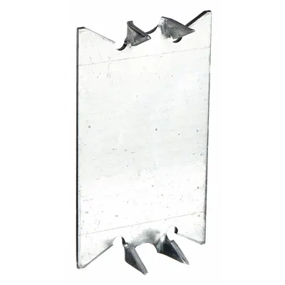 RACO Cable Protection Plate: Steel, Silver, Single and Two Gang Boxes - Cable Protection Plates