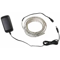 LED Tape Light: Blue, 6 ft Lg, 4.4 W Watt, 120 V AC, 4 in Cutting Intervals, Damp Location Rated