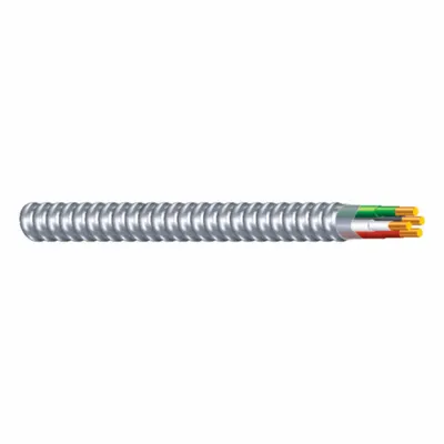 SOUTHWIRE Metal Clad Cable: 12 AWG, 6 Conductors, Copper, 1,000 ft, Aluminum, Std - Multi-Circuit Metal-Clad Cables