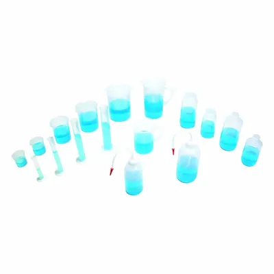 UNITED SCIENTIFIC Plasticware Kit: Lab Starter Kit, Plastic (MPN PLSKIT1) - Lab Glassware Sets