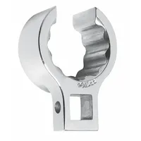 PROTO Crowfoot Socket Wrench: Alloy Steel, Chrome, 3/8 in Drive Size, 13/16 in Head Size, 12 Points (MPN J4926FL)