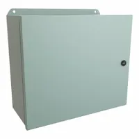 HAMMOND Electrical Enclosure: Steel, 12 in x 14 in x 6 in, NEMA 12/13/3R/4, w/Panel, Solid Cover (MPN EJ12146)