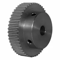 DAYTON Timing Pulley: Modified Curvilinear, Fixed, For GT Timing Belt Section, For 6 mm Belt Wd (MPN 50-3P06M6A8)