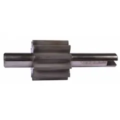 This gear and shaft assembly is designed for use in rotary gear pumps and other power transmission applications. It is compatible with manufacturer model number GPI-12. The assembly transfers rotary motion in material handling and conveyor systems.