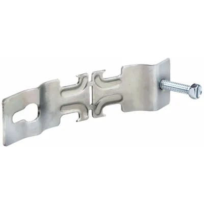 KINDORF Angler Conduit & Pipe Clamp, 3/4 in, Electroplated Steel - Angler Conduit & Pipe Clamps