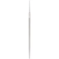 Machinists File: Round, Single-Cut, Safe Edge Cut, Smooth Cut, 10 in Lg without Tang, 11/32 in Thick (MPN 12084)