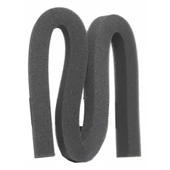 This weather seal is designed for general sealing applications around doors and windows. It helps block drafts, dust, and moisture. Suitable for use in industrial facilities and other settings requiring a universal seal.