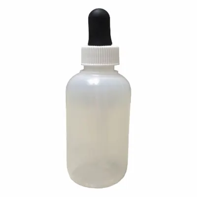 QORPAK Dispensing Bottle: LDPE, 60 mL, 2 fl oz, No Label, Closure Included, Dispensing - LDPE Dropper Bottles