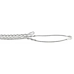 Cable Support Grip: 1.00 in to 1.24 in, 2,650 lb Breaking Strength, 12 1/2 in Mesh Lg, Single Eye (MPN 02403017). Key specifications — Cable Diameter Range: 1.00 in to 1.24 in; Eye Style: Single; Material: Stainless Steel.