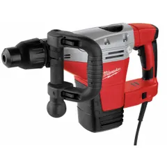 Corded chipper-style demolition hammer with SDS-Max shank. Delivers 8.8 ft-lb impact energy at 2840 bpm. Operates on 120V AC and weighs 15.9 lb. Suitable for heavy breaking, chipping, and scaling in concrete and masonry removal.